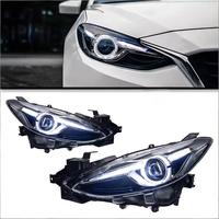 Pour Mazda3 Axela 2014-2019, ensemble de phares à LED 30W, modification de l'éclairage diurne, 12V