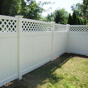 Valla de Jardín de PVC Vinilo <span class=keywords><strong>Blanco</strong></span> Reciclado, Económica y sin Mantenimiento de Fentech - Product Image 1