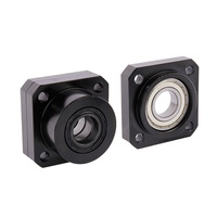 Unité de support de vis à billes EK10 EF10 EK12 EF12 avec roulement |   Support d'extrémité flottant fixe de précision pour l'automatisation et l'usinage CNC