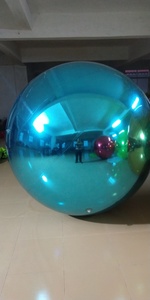 VENTE FLASH <span class=keywords><strong>Ballon</strong></span> géant brillant en PVC coloré, <span class=keywords><strong>ballon</strong></span> miroir métallique <span class=keywords><strong>gonflable</strong></span> pour décoration de fête suspendue - Durable, taille personnalisable - Product Image 5