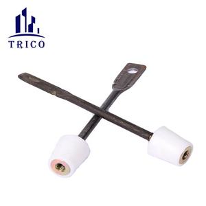 Plastik D Konili Beton Kalıp Bağları, İç Ünite Düz Nervürlü Pul ile D Kalıp Bağları - Product Image 2