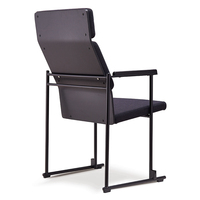 Chaise en plastique à dossier haut et solide chaise de bureau en tissu chaise de bureau pliable