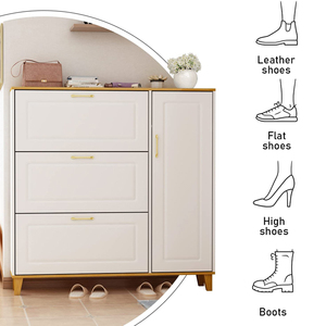 Espositore per Scarpe a 6 Ripiani Inclinato <span class=keywords><strong>da</strong></span> Parete per Negozi all'Aperto <span class=keywords><strong>Impermeabile</strong></span> - Product Image 4