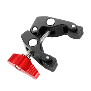 Multifunction Aluminum Crab Clip Fast Clamp Mount for Gopros 12 11 10 9 8 DJIs and Other Action Cameras