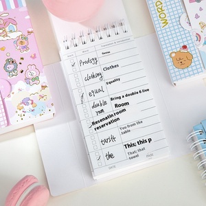 Cuaderno en espiral A7 portátil creativo, libro de palabras en inglés con encuadernación térmica, cubierta de papel de <span class=keywords><strong>memoria</strong></span>, diario de ejercicio y registro de bobina - Product Image 3