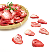 Vente directe d'usine, fraises lyophilisées sans OGM, fruits confits, fruits secs naturels en emballage sous vide