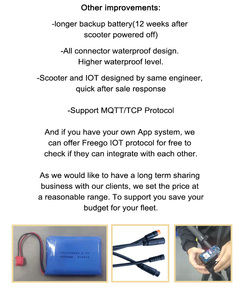 Trottinette électrique intelligente à deux roues sans balais avec alarme antivol, code de scan IoT, étanche IP67, 500W, contrôle par application, batterie au lithium - Product Image 5