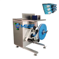 Machine d'étiquetage automatique de type clamshell C-Wrap en forme de U, étiqueteuse d'angle pour système d'étiquetage d'emballage alimentaire