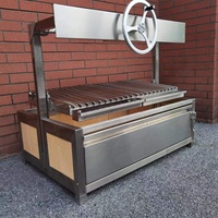 40 "Nouveau Charcoal Acier Inoxydable Hauteur Réglable Asado Parrilla BBQ Grill Santa Maria Argentine Grill Argemtina Grill
