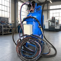 Machine de sablage humide sans poussière à haute efficacité avec moteur pour le nettoyage manuel des surfaces métalliques