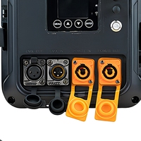 Projecteur PAR LED métallique 16 LED 6-en-1 IP65 étanche, alimenté par batterie, contrôlé par DMX512, RGBWA+UV