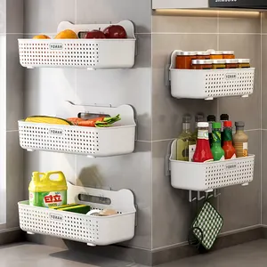 Fruit Storage Plastic Basket Drainage basket Wall hanging basket