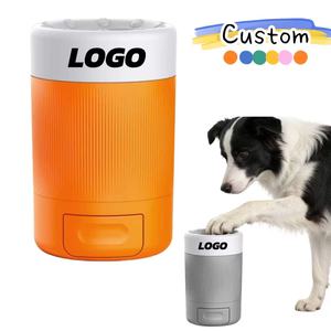 Tazza per Lavaggio <span class=keywords><strong>Zampe</strong></span> Cani Semi-Automatica con Logo Personalizzato, in ABS PBT Antibatterico, per Pulizia Rapida delle <span class=keywords><strong>Zampe</strong></span> Sporche - Product Image 1