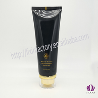 Tube vide pour nettoyant de pinceaux cosmétiques, emballage 100 ml, aluminium/plastique, bouchon à vis en silicone, applicateur de pinceaux, lavage/nettoyage du visage LXA05