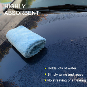 <span class=keywords><strong>Serviette</strong></span> de nettoyage pour voiture, séchage pour nettoyer la voiture, en microfibre, peluche, sur mesure - Product Image 3