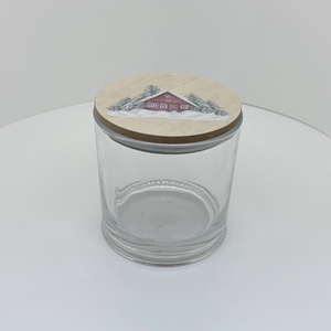 Nouveau couvercle de bougie personnalisé en verre, style artisanal rustique, décor ferme peint, pour la fête des fêtes, avec support en bois, pour le rangement et la création DIY - Product Image 5