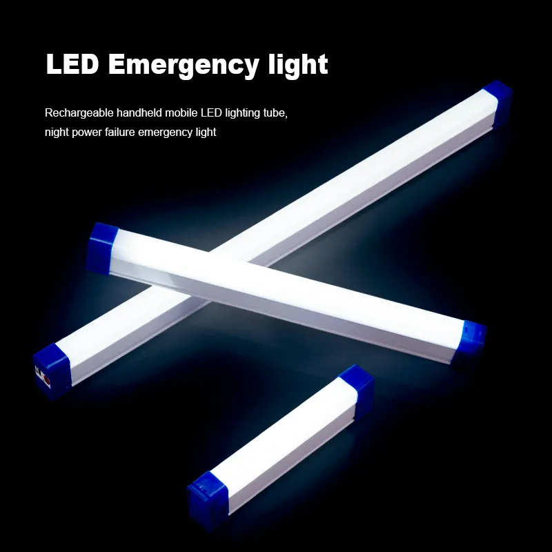 Taşınabilir lamba tüpü usb acil ucuz LED USB şarj şarj edilebilir acil durum floresan lamba çadır lambası kamp ev acil durum ışığı