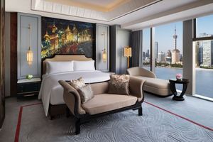 The St. Regis on the Bund Shanghai Ensemble de meubles de chambre à coucher Suite commerciale 5 étoiles Hôtel Metroplitan Mobilier classique chinois - Product Image 5