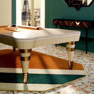 Mesa de Billar de Pizarra de Lujo Personalizada, Multifuncional, con Marco Metálico, Calidad de Torneo, Colores y Logotipo Personalizables para Gimnasios y Villas - Product Image 5