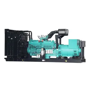 Factory price silent type generator with Cummins engine 1000kw canopy type diesel generators 1250kva soundproof generator set