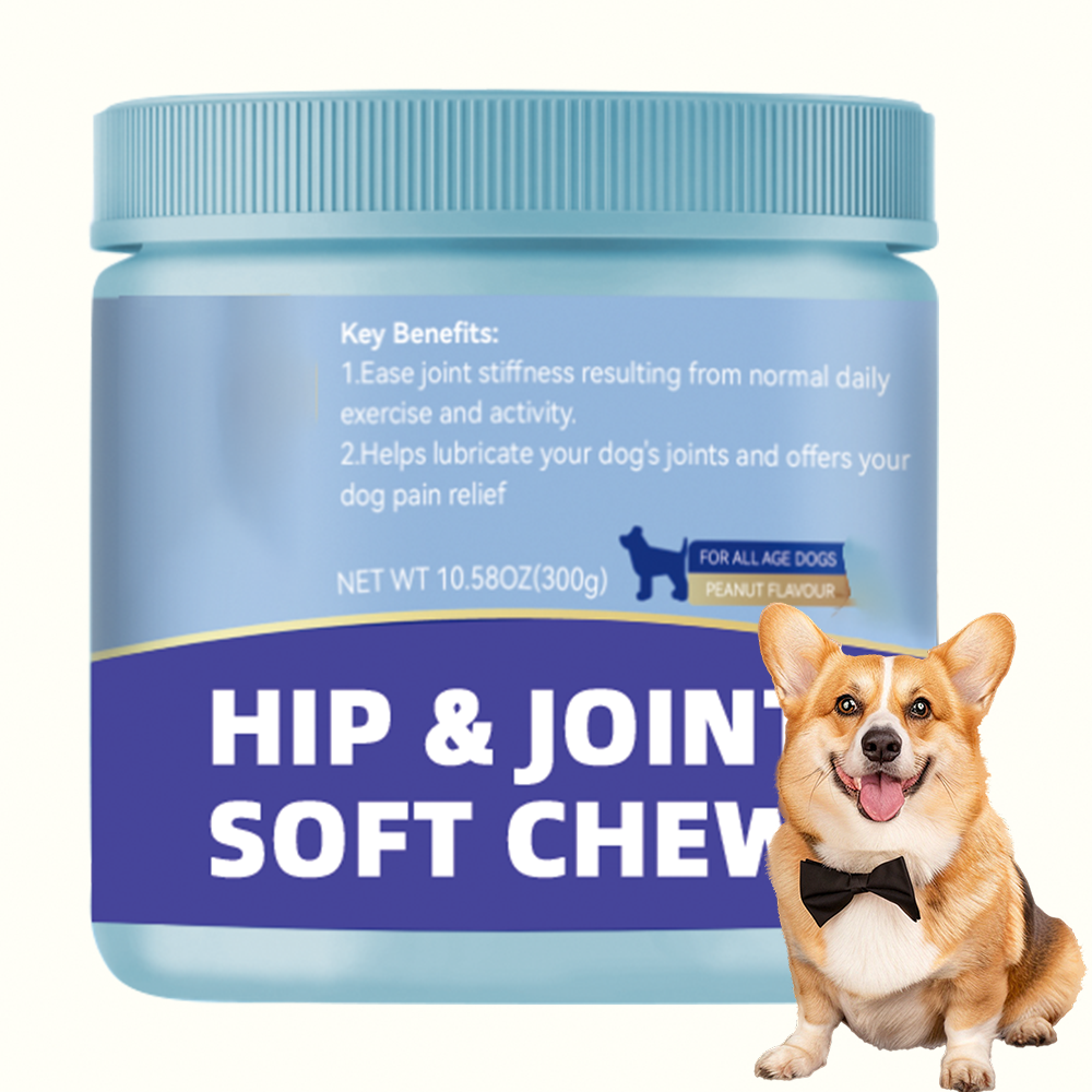 OEM Private Label Advanced Joint Treats Supplement Joint Health Chews For Pain Relief With Chondroitin, MSM, Turmeric