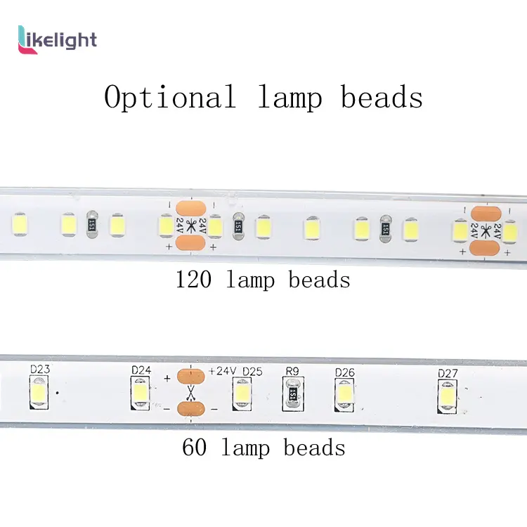 Yüksek kaliteli SMD2835 60leds 120leds tek renk esnek LED ışık şerit su geçirmez açık akıllı şerit işık