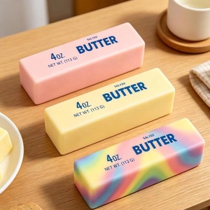 Juguete Antiestrés en Forma de Barra de Mantequilla, de Rebote Lento, Bonito y Portátil, para Aliviar la Ansiedad y el Estrés en Adultos - Product Image 5