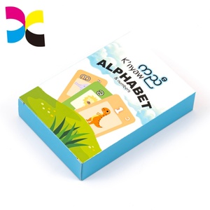 Cartes de jeu éducatives pour enfants en matériaux écologiques personnalisés et design de cartes imperméables avec pelliculage brillant - Product Image 1