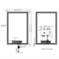 Écran tactile LCD TFT de qualité industrielle de 10,1 pouces, 800x1280, 300 cd/m², -20~70 ° C, Mini et Type-C