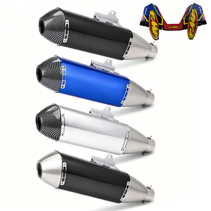 Longueur 480 mm, entrée 51 mm, silencieux d'échappement pour <span class=keywords><strong>moto</strong></span> FMF 4T, tuyau d'échappement universel avec DB Killer, échappements pour <span class=keywords><strong>moto</strong></span> - Product Image 1