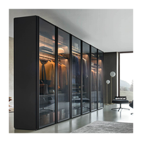 Ace Armoire de chambre en bois de dinde Armoire de chambre à coucher moderne Organisateur de vêtements Armoire