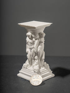 อุปกรณ์ตกแต่งตู้<span class=keywords><strong>ปลา</strong></span>สไตล์ยุโรปแบบบาโรก รูปทรงเสาโรมัน พร้อมรูปปั้นกรีก ทำจากปูนซีเมนต์ - Product Image 5