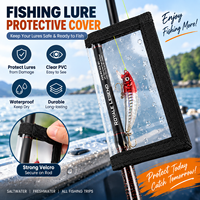 Étuis de protection transparents en PVC personnalisés pour leurres de pêche, hameçons et leurres, pour accessoires de canne à pêche