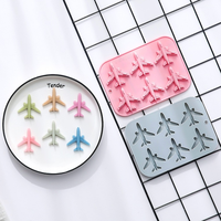 Nouveaux moules en silicone en forme d'avion à 6 styles pour la pâtisserie, les bonbons, le chocolat, les desserts, la résine et les gâteaux, pour usage domestique