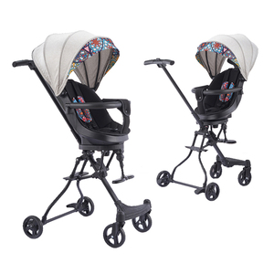 <span class=keywords><strong>Poussette</strong></span> multifonction 3 <span class=keywords><strong>en</strong></span> 1 pliable, de luxe, avec canopée, pour bébé, confortable, <span class=keywords><strong>poussette</strong></span> bidirectionnelle et légère - Product Image 6
