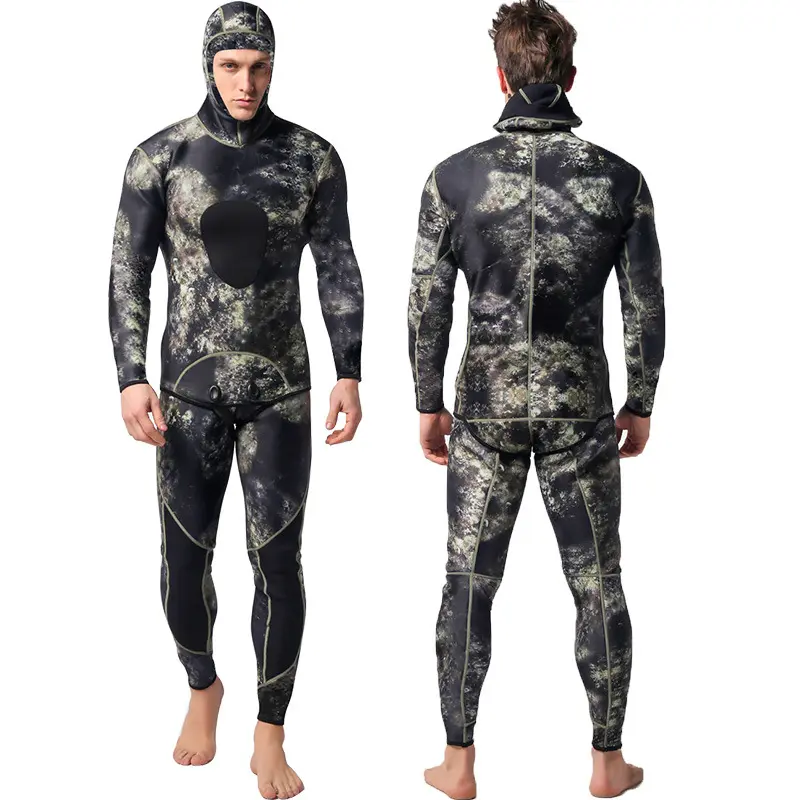 جديد 3MM ملابس الصيد ملابس الرجالية ملابس التزلج علي البارد والدفيء ملابس رجالية للاستمتاع بحرية التزلج