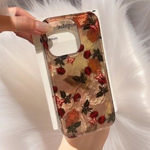 เคสโทรศัพท์ iPhone 17 Pro Max สไตล์วินเทจยุโรปและอเมริกา ลายกุหลาบ น้ำแข็ง รูใหญ่ ป้องกันการตกกระแทก ครอบคลุมเต็มตัว - Product Image 4