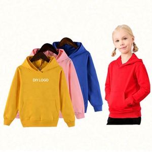 Sweat-shirts classiques en coton de haute qualité pour enfants, garçons et filles, avec logo personnalisé - Product Image 1