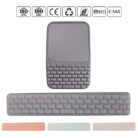 Ensemble de repose-poignets ergonomique pour clavier et souris, soulagement carpal, mousse à mémoire de forme, base antidérapante en PU, forme irrégulière