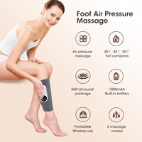 Kabelloser Elektrischer Heißkompresse-Vibrations-Airbag-Wadenmassagegürtel Luftkompressions-Beinmassagegerät mit Wärmefunktion