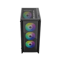 Boîtier d'ordinateur de jeu de taille moyenne OEM avec double verre trempé, alimentation et support ATX, disponible en stock