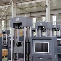 Máquina de Prueba de Presión Electrohidráulica, Probador de Compresión de Cemento 300kN, Equipo de Prueba de Hormigón y Mortero SYE-300