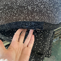 Carrelages de sol en caoutchouc élastique de 20mm d'épaisseur Tapis de sol en caoutchouc pour salle de sport Absorption des chocs Tapis de gymnastique Tapis de sol
