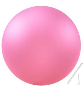 Pelota de <span class=keywords><strong>Pilates</strong></span> Rosa, Ideal para Ejercicios de Fisioterapia, Yoga, Ejercicios de Core, Barra de Ejercicio, Equipo de Entrenamiento para Mujeres, Hombres y Niños - Product Image 1