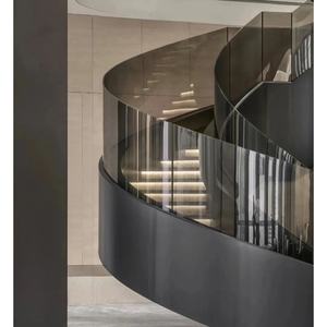 Rampe en verre laminé PVB à quatre couches anti-explosion - Norme de sécurité de qualité financière - Product Image 3