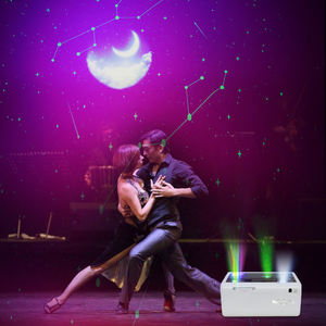 USB LED Starry Sky Lamp 12 <strong>Constellation</strong> Moonlight Box <strong>Projector</strong> 10-Color Background Light for Living Room Plug-In Power Supply - Product Image 1