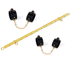 Accessoires SM pour jouets sexuels : Menottes et entraves <span class=keywords><strong>de</strong></span> jambe réglables en métal, dispositif <span class=keywords><strong>de</strong></span> retenue pour l'entraînement des esclaves féminines - Product Image 5