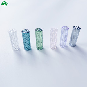 Accesorios para Fumar Personalizados, Punta de Filtro de Vidrio Transparente con 9 Orificios - Product Image 6