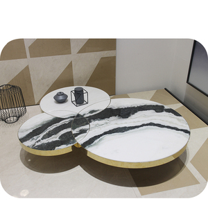 Mua Vòng Phòng Khách Panda Trắng Đá Cẩm Thạch Hàng Đầu Bàn Cà Phê Trực Tuyến - Product Image 1