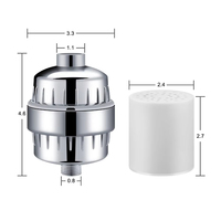 Haute qualité 25-20 scène douche purificateur filtre cartouche haute pression économie d'eau salle de bain robinet accessoire Direct usine